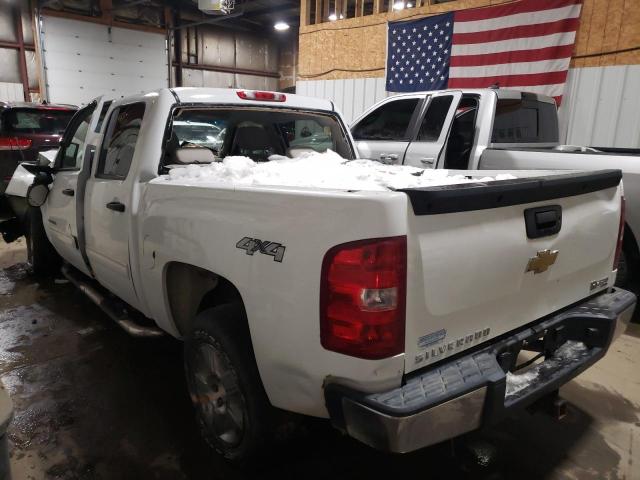 2GCFK135991122150 - 2009 CHEVROLET SILVERADO K1500 HYBRID WHITE photo 2