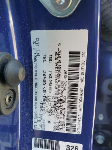 3TMCZ5AN1NM456734 - 2022 TOYOTA TACOMA DOUBLE CAB 蓝色 照片 13