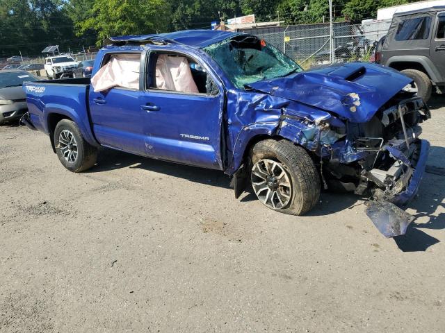 3TMCZ5AN1NM456734 - 2022 TOYOTA TACOMA DOUBLE CAB 蓝色 照片 4