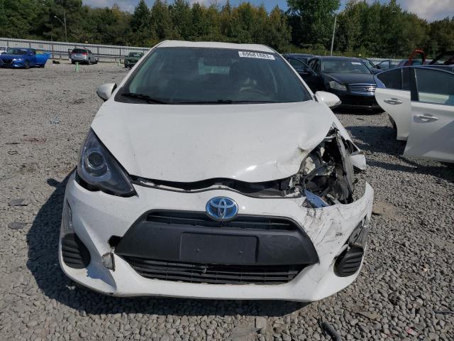 JTDKDTB30G1122724 - 2016 TOYOTA PRIUS C WHITE photo 5