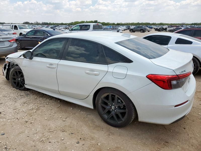 2HGFE2F54PH543997 - 2023 HONDA CIVIC SPORT WHITE photo 2