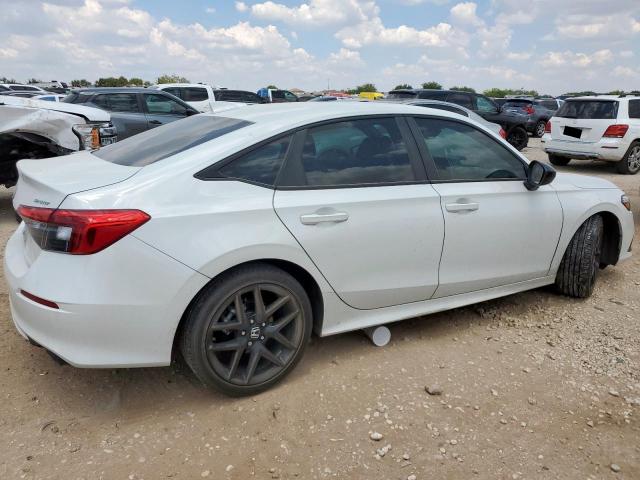 2HGFE2F54PH543997 - 2023 HONDA CIVIC SPORT WHITE photo 3