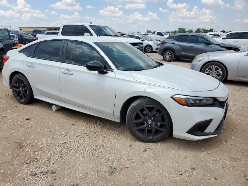 2HGFE2F54PH543997 - 2023 HONDA CIVIC SPORT WHITE photo 4