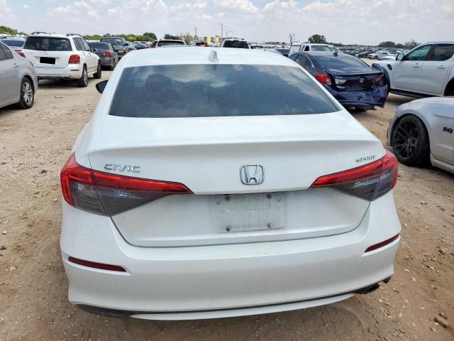 2HGFE2F54PH543997 - 2023 HONDA CIVIC SPORT WHITE photo 6
