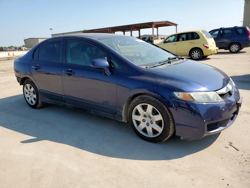 2HGFA1F58AH561335 - 2010 HONDA CIVIC LX BLUE photo 4