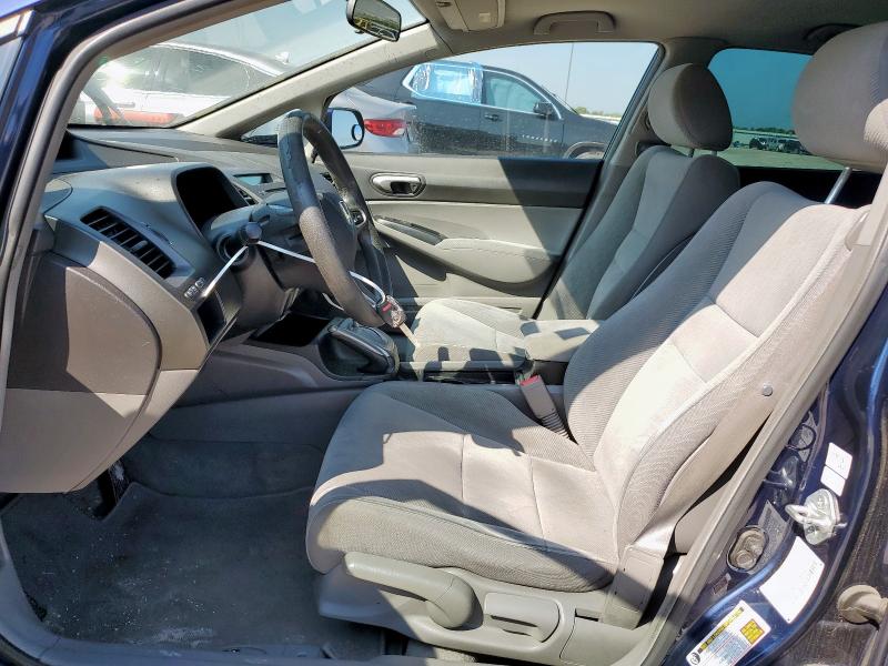 2HGFA1F58AH561335 - 2010 HONDA CIVIC LX BLUE photo 7