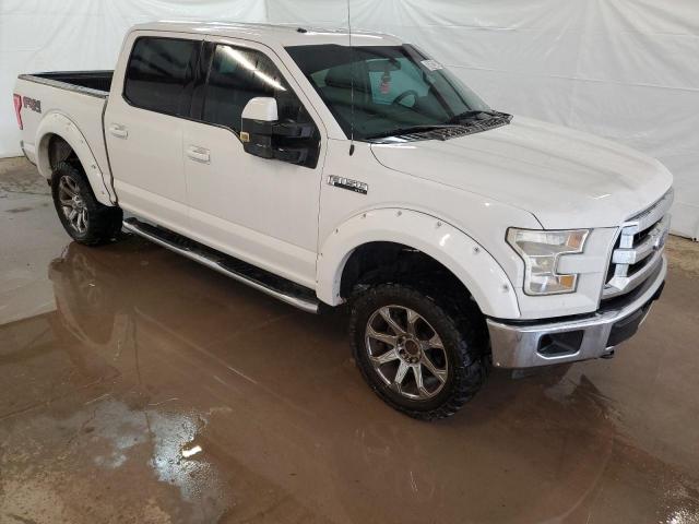 1FTEW1EF3FFA16786 - 2015 FORD F150 SUPERCREW WHITE photo 4