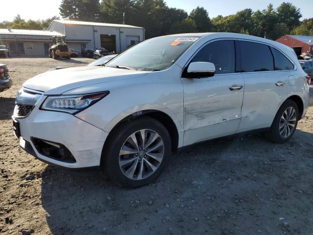 5FRYD4H43GB024261 - 2016 ACURA MDX TECHNOLOGY WHITE photo 1