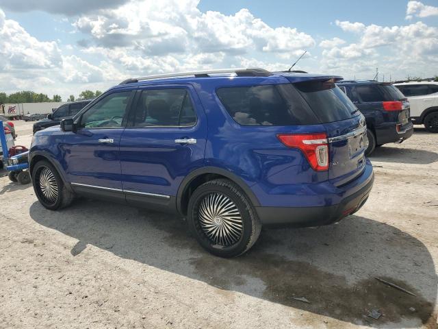 1FM5K7D82DGB57644 - 2013 FORD EXPLORER XLT BLUE photo 2
