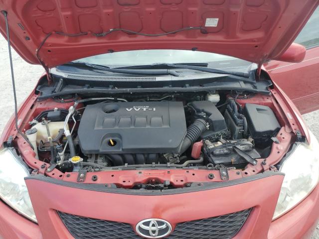 1NXBU4EE7AZ352216 - 2010 TOYOTA COROLLA BASE 红色 照片 11