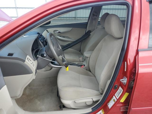 1NXBU4EE7AZ352216 - 2010 TOYOTA COROLLA BASE 红色 照片 7