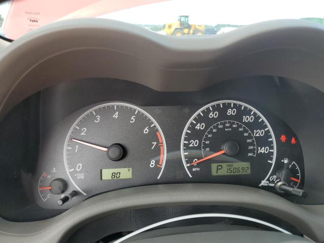 1NXBU4EE7AZ352216 - 2010 TOYOTA COROLLA BASE 红色 照片 9