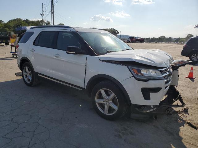 1FM5K7D81JGA76498 - 2018 FORD EXPLORER XLT أبيض صورة 4