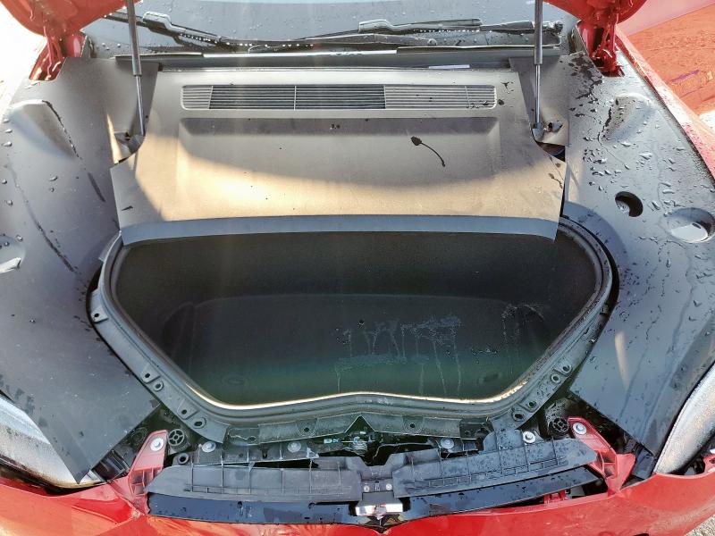 5YJSA1E50NF489265 - 2022 TESLA MODEL S Червоний фото 11