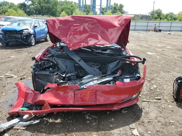 5YJSA1E46HF198877 - 2017 TESLA MODEL S Czerwony zdjęcie 5
