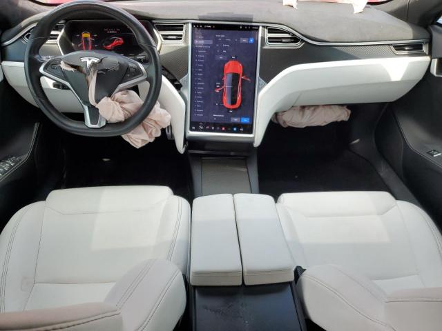 5YJSA1E46HF198877 - 2017 TESLA MODEL S Czerwony zdjęcie 8