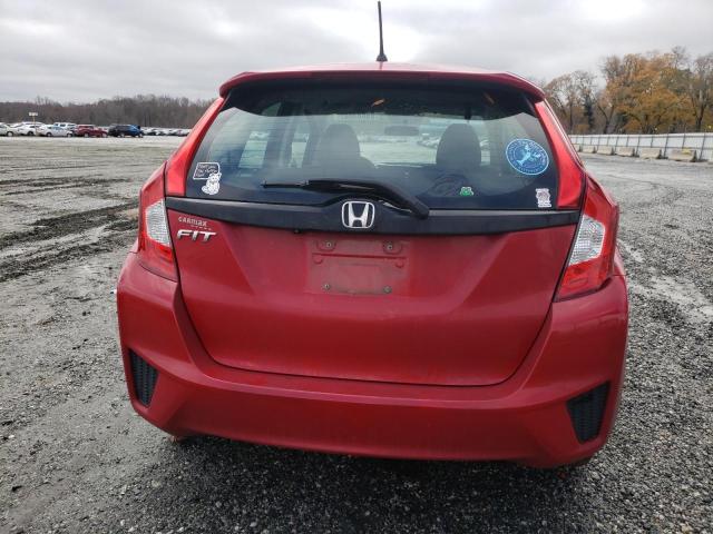 3HGGK5H52FM755163 - 2015 HONDA FIT LX RED photo 6