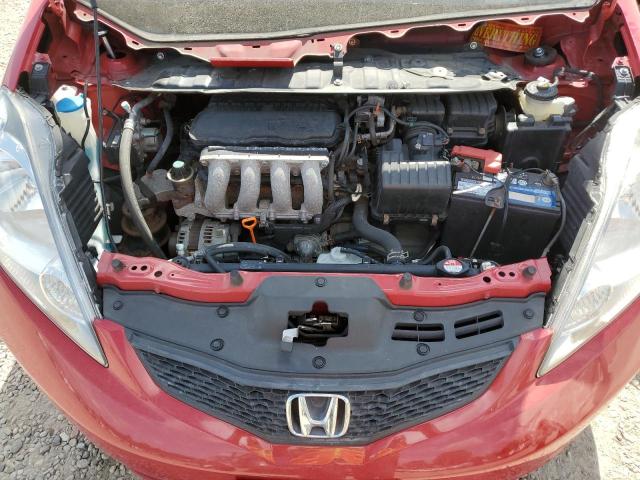 JHMGE87469S038663 - 2009 HONDA FIT SPORT RED photo 11
