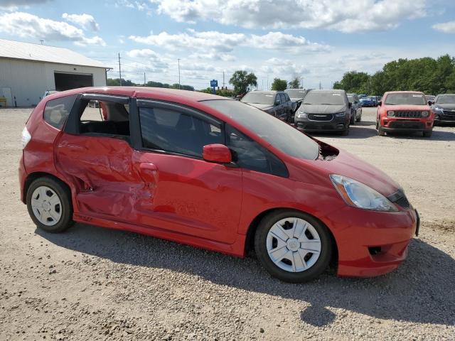 JHMGE87469S038663 - 2009 HONDA FIT SPORT RED photo 4