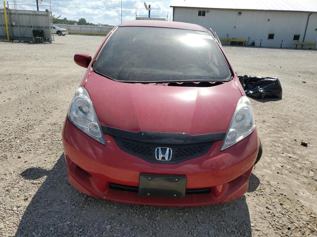 JHMGE87469S038663 - 2009 HONDA FIT SPORT RED photo 5
