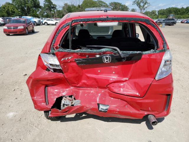 JHMGE87469S038663 - 2009 HONDA FIT SPORT RED photo 6