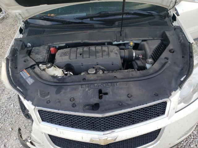 1GNKRJED3CJ170746 - 2012 CHEVROLET TRAVERSE LT WHITE photo 12