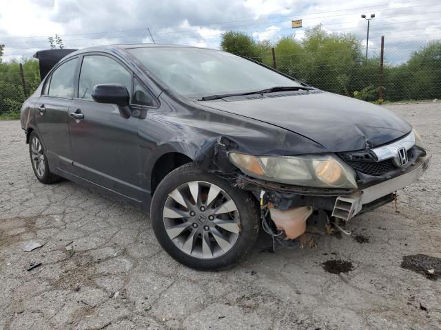2HGFA15809H507146 - 2009 HONDA CIVIC EX BLACK photo 4