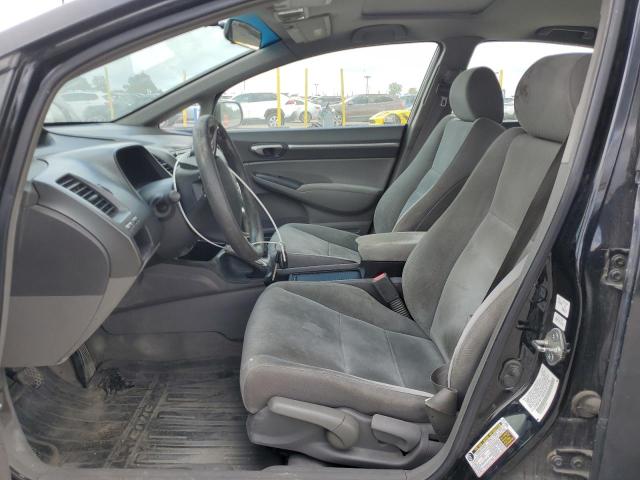 2HGFA15809H507146 - 2009 HONDA CIVIC EX BLACK photo 7