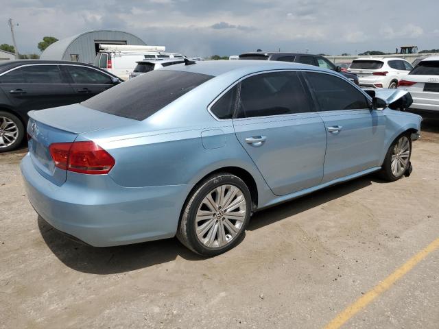1VWBH7A3XCC103560 - 2012 VOLKSWAGEN PASSAT SE BLUE photo 3