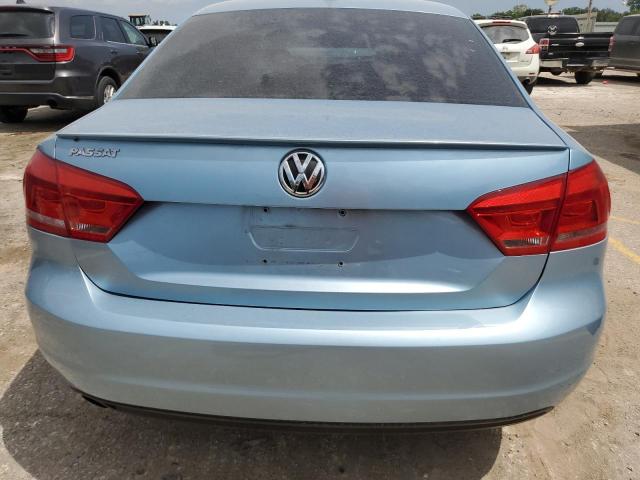 1VWBH7A3XCC103560 - 2012 VOLKSWAGEN PASSAT SE BLUE photo 6