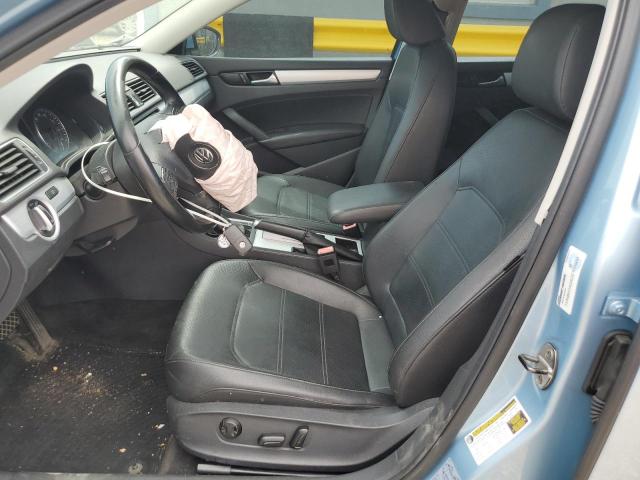 1VWBH7A3XCC103560 - 2012 VOLKSWAGEN PASSAT SE BLUE photo 7