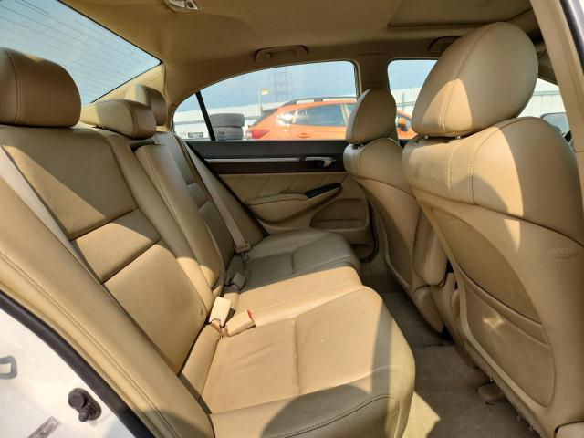 1HGFA16998L020861 - 2008 HONDA CIVIC EXL WHITE photo 10