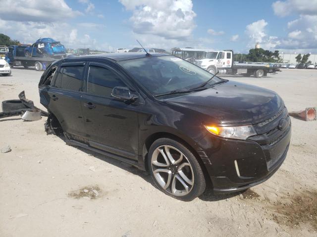 2FMDK4AK1EBA22948 - 2014 FORD EDGE SPORT BLACK photo 4