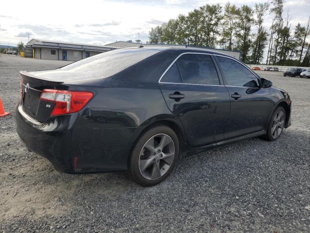 4T1BK1FK0CU011249 - 2012 TOYOTA CAMRY SE BLACK photo 3