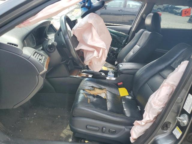 1HGCP36809A001360 - 2009 HONDA ACCORD EXL GRAY photo 7