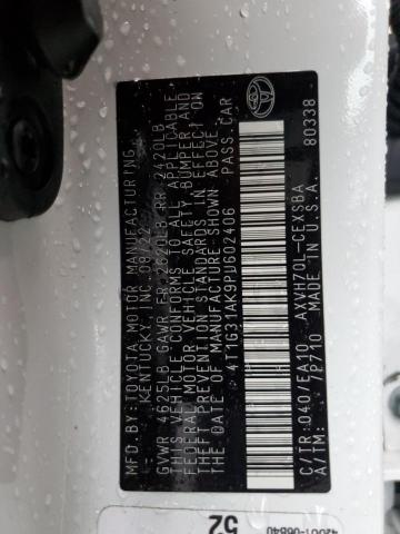 4T1G31AK9PU602406 - 2023 TOYOTA CAMRY SE NIGHT SHADE WHITE photo 12