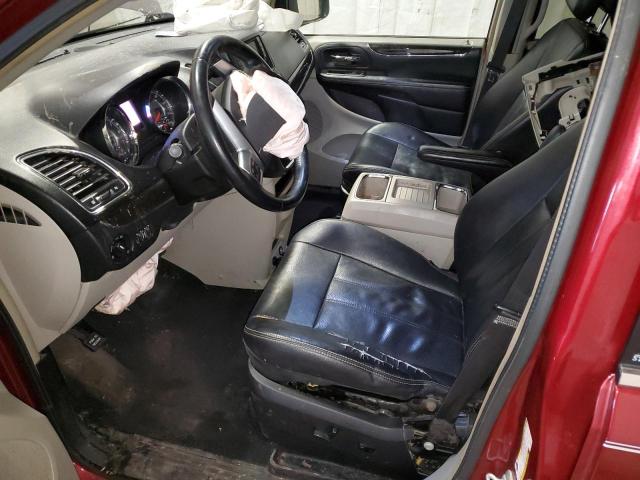 2C4RC1BG4CR343970 - 2012 CHRYSLER TOWN & COU TOURING 栗色 照片 7