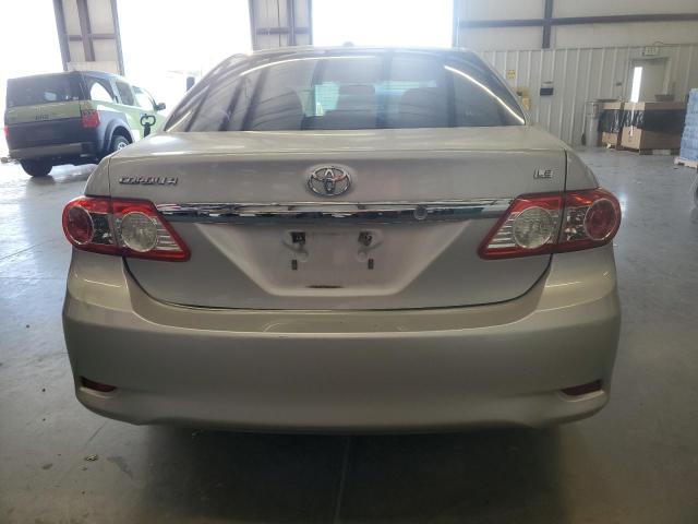 5YFBU4EE7DP126117 - 2013 TOYOTA COROLLA BASE SILVER photo 6