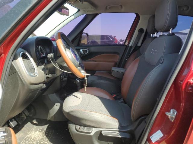 ZFBCFADH1FZ032769 - 2015 FIAT 500L TREKKING RED photo 7