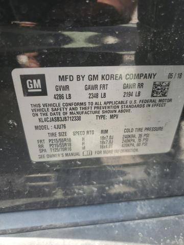 KL4CJASB3JB712338 - 2018 BUICK ENCORE PREFERRED 黑色 照片 13