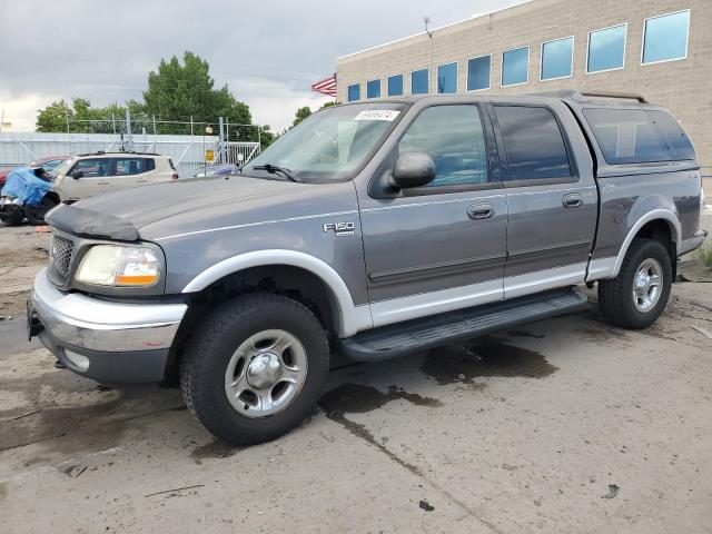 1FTRW08L63KB26862 - 2003 FORD F150 SUPERCREW GRAY photo 1