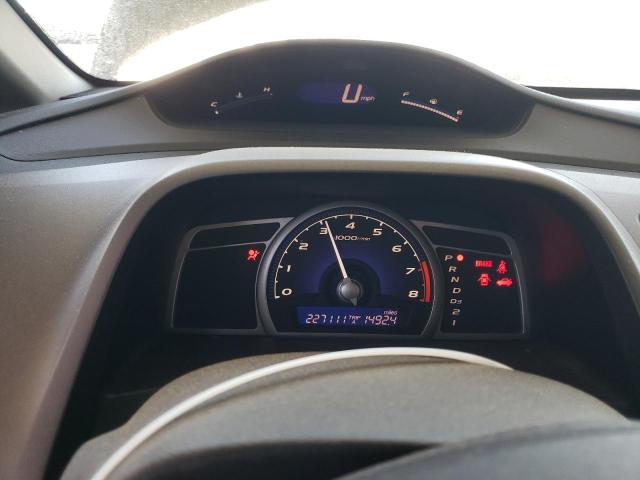 2HGFA1F65AH516796 - 2010 HONDA CIVIC LX-S GRAY photo 9