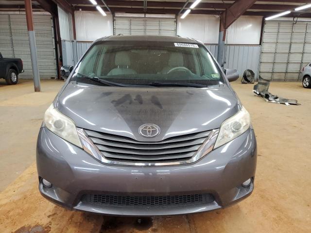 5TDYK3DC6CS194635 - 2012 TOYOTA SIENNA XLE GRAY photo 5