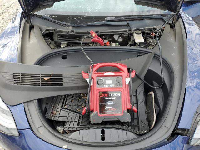 5YJ3E1EA2NF191497 - 2022 TESLA MODEL 3 Niebieski zdjęcie 11