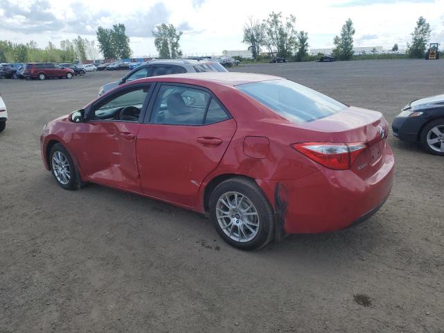 2T1BURHE2FC240733 - 2015 TOYOTA COROLLA L RED photo 2