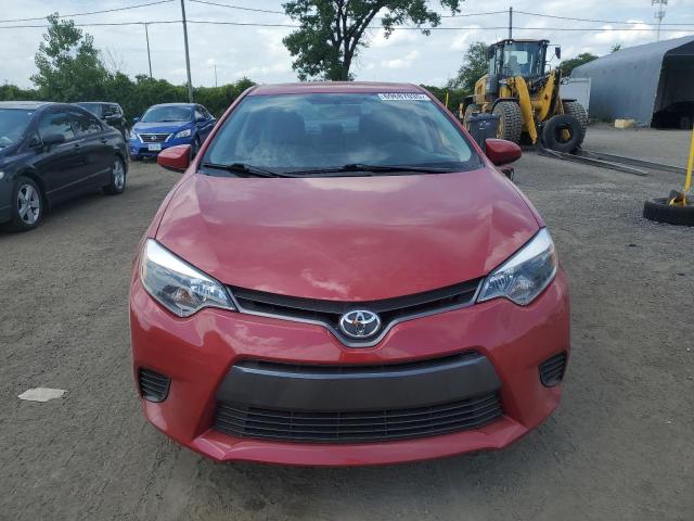 2T1BURHE2FC240733 - 2015 TOYOTA COROLLA L RED photo 5