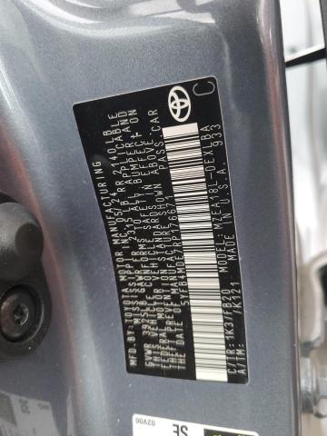 5YFB4MDE7RP176671 - 2024 TOYOTA COROLLA LE GRAY photo 13