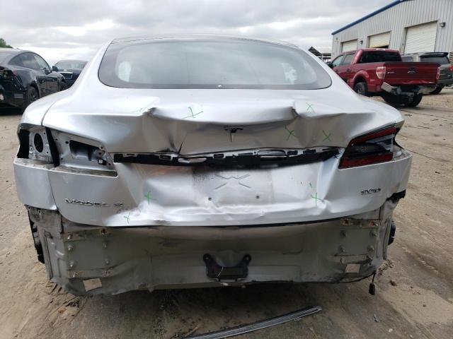 5YJSA1E24HF192381 - 2017 TESLA MODEL S Gümüş foto 6