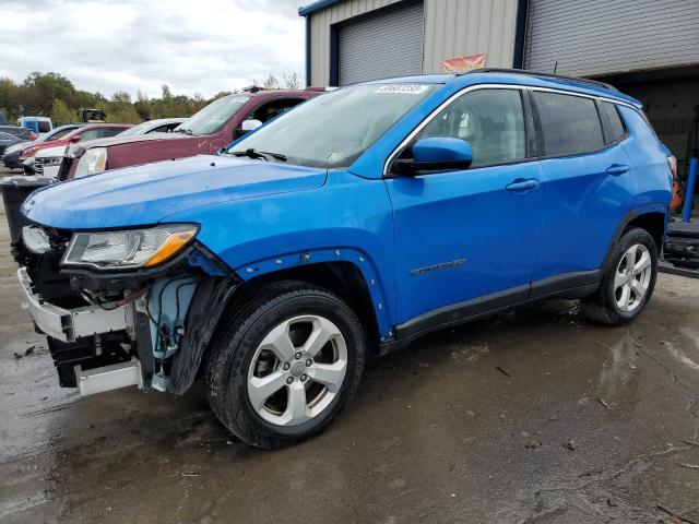 3C4NJDBB0JT455458 - 2018 JEEP COMPASS LATITUDE BLUE photo 1