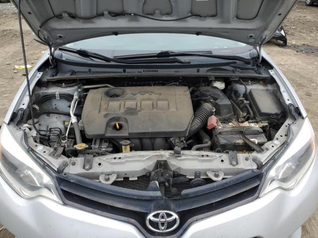 2T1BURHE6EC044227 - 2014 TOYOTA COROLLA L SILVER photo 11